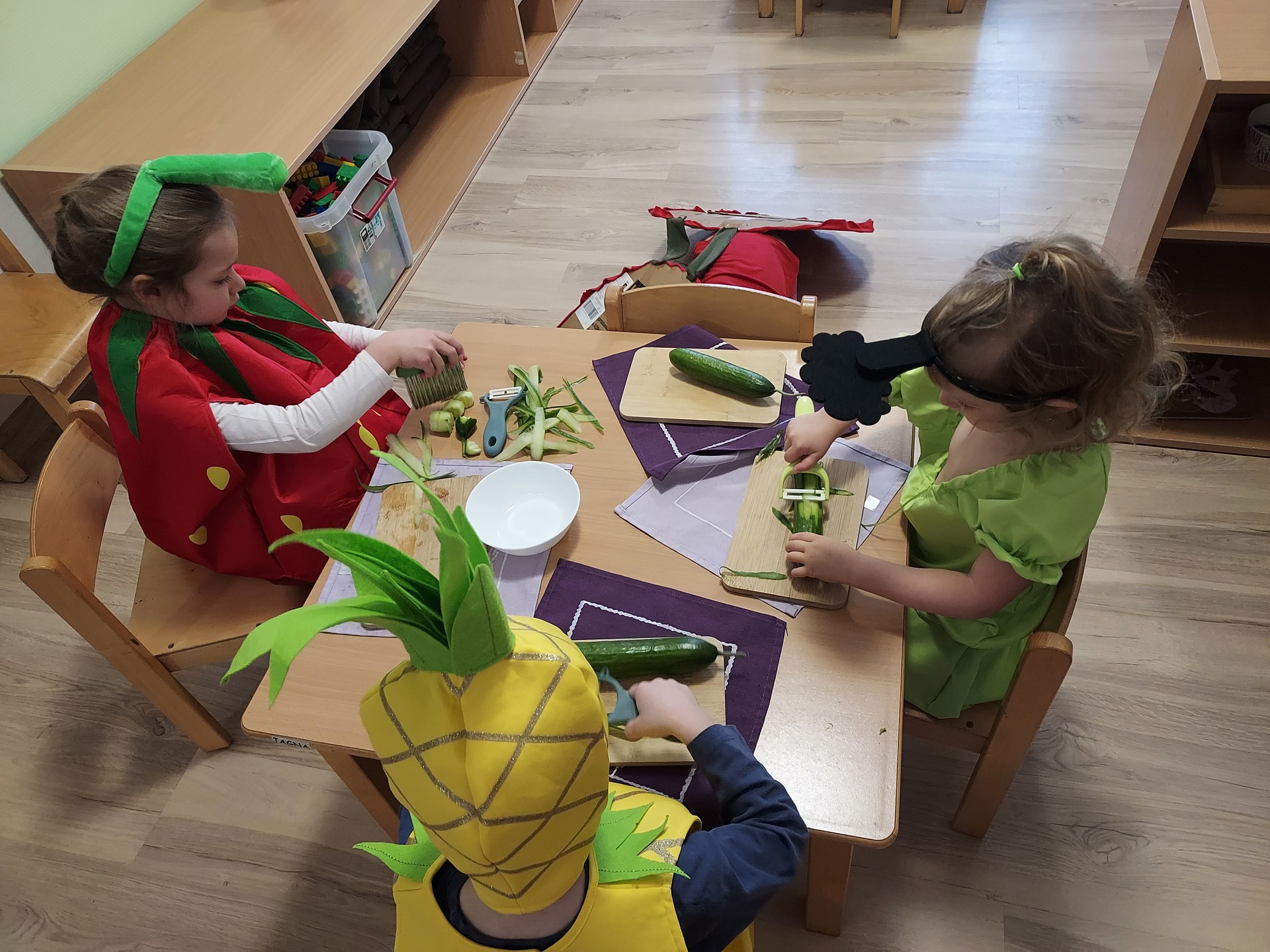 Posiłek przygotowany dla przedszkolaków