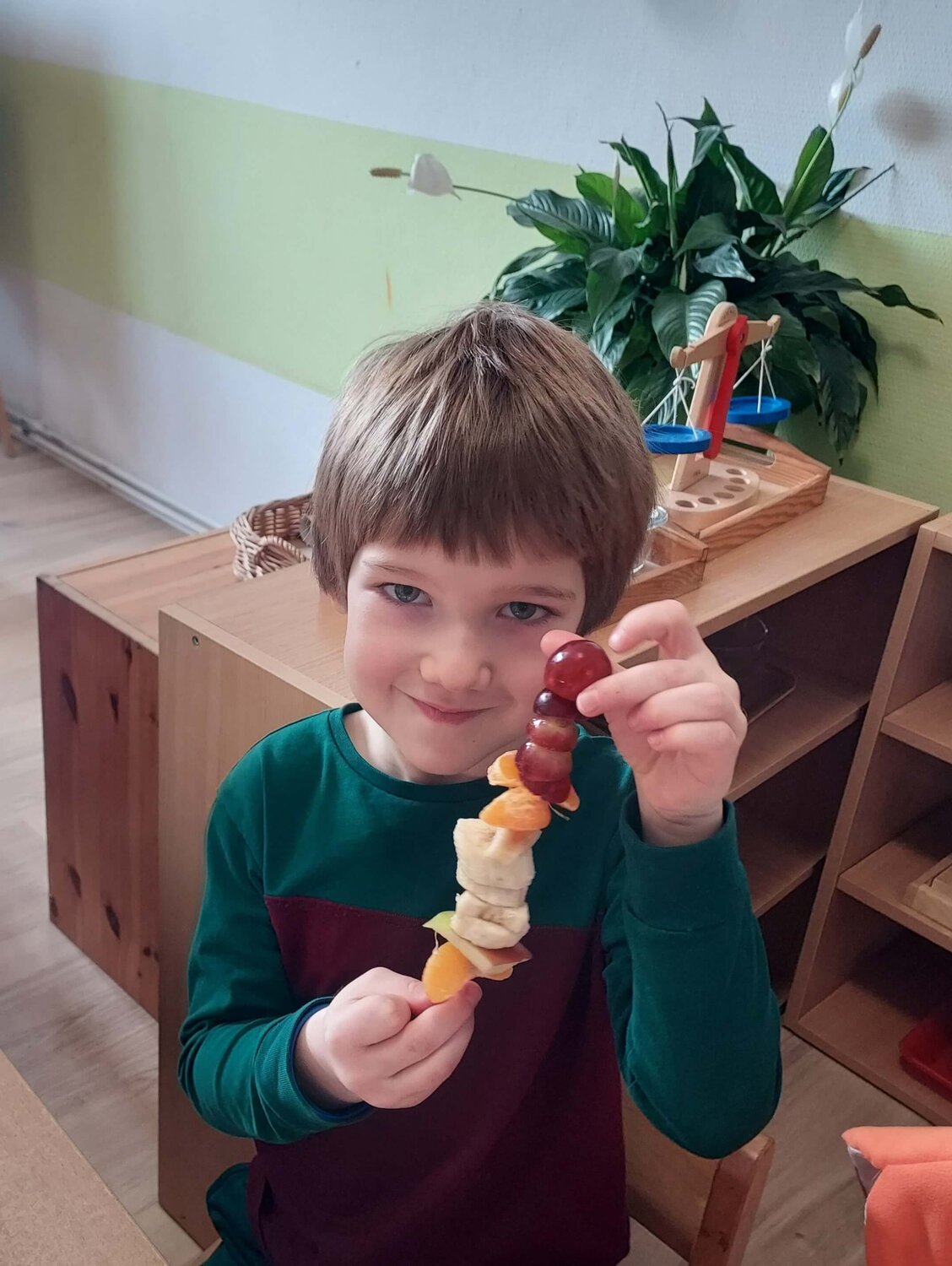 Śniadanie przygotowane dla dzieci